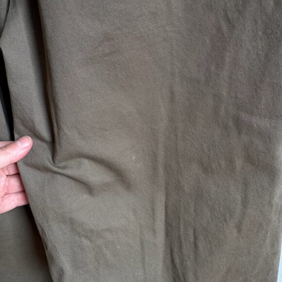 BEAMS PLUS 2 Pleats Tapered Twill Pants in Olive - Picture 4 of 8
